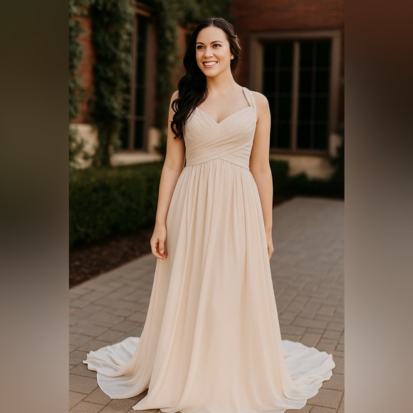 Kennedy Blue Dresses & Skirts - Chic Cream Wedding Dress